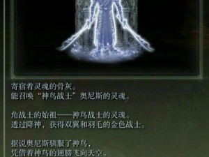 艾尔登法环DLC神鸟战士奥尼斯骨灰寻踪攻略：奥尼斯骨灰位置揭秘与获取全指南