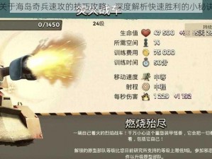 关于海岛奇兵速攻的技巧攻略：深度解析快速胜利的小秘诀