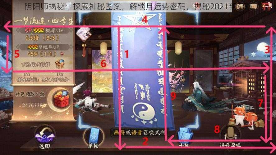 阴阳师揭秘：探索神秘图案，解锁月运势密码，揭秘2021新篇章