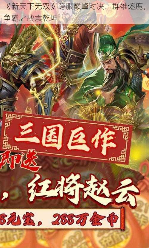 《新天下无双》跨服巅峰对决：群雄逐鹿，争霸之战震乾坤