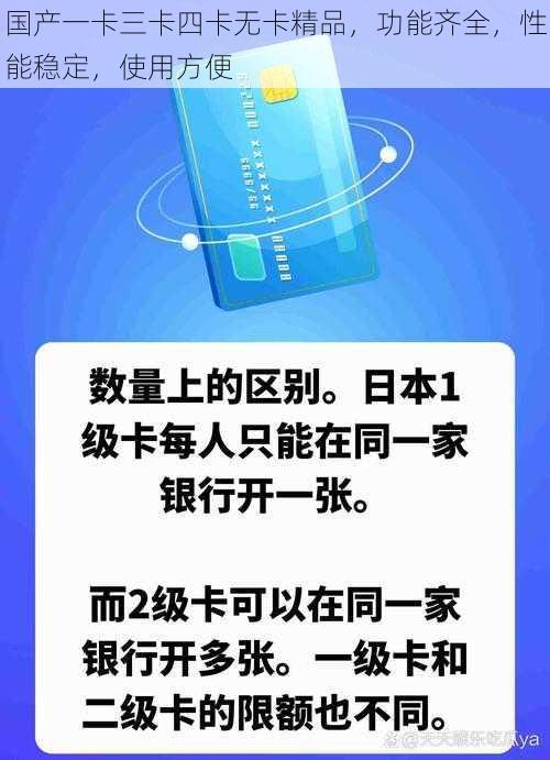 国产一卡三卡四卡无卡精品，功能齐全，性能稳定，使用方便